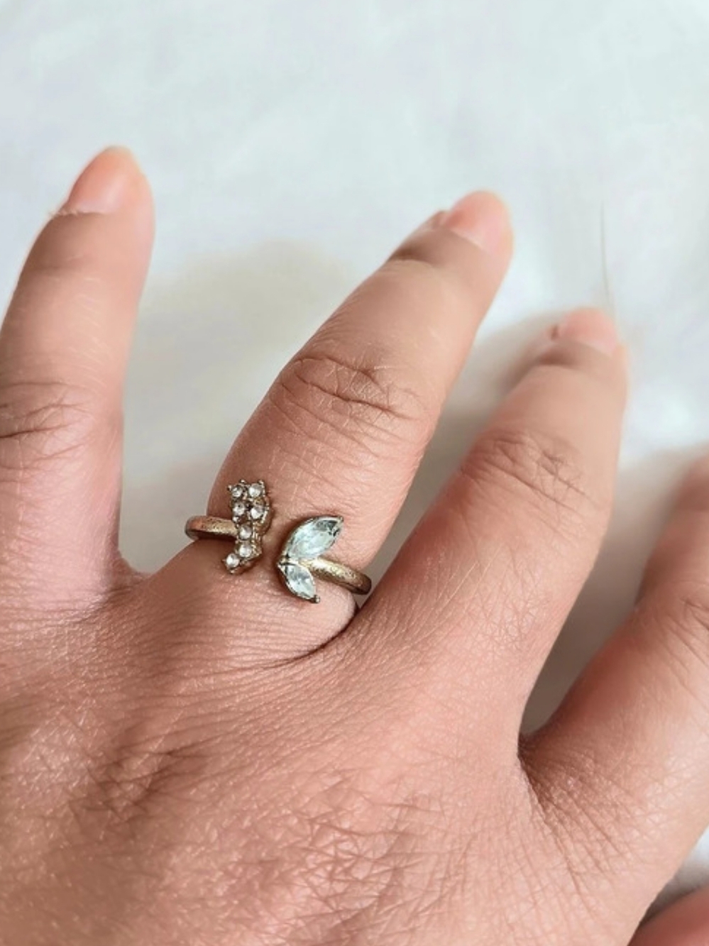 Butterfly Gold Ring Size 6